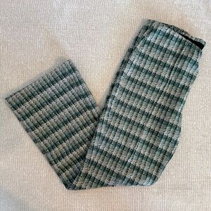 INDUSTRY REPUBLIC CLOTHING printed plaid flare pants